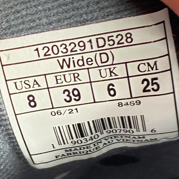 Brooks Adrenaline GTS 21 Wide Dark Gray Running Shoes 1203291D528 Women's Size 8 - Picture 12 of 13